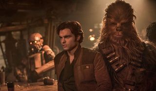 Han and Chewie Alden Ehrenreich Solo: A Star Wars Story
