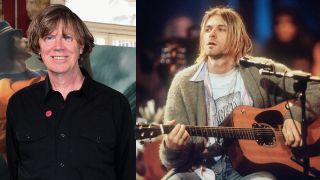 Thurston Moore and Kurt Cobain