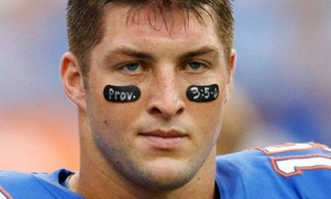 Football player Tim Tebow.