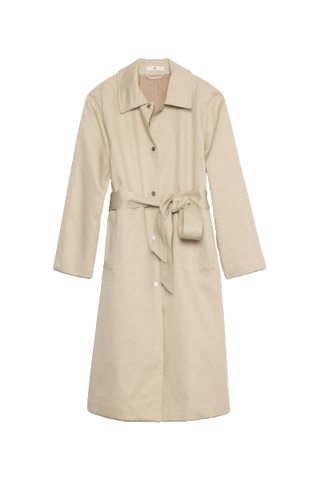 Banana Republic Bonded Cotton Mac Coat (Was $350) 