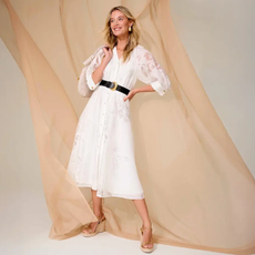 woman in macy's outfit 