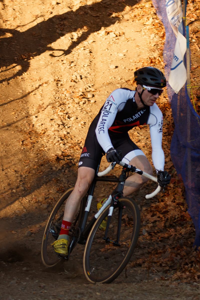 McNicholas on the descent as the shadows lengthen