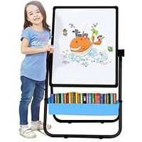 Kids Art Easel U-Stand Whiteboard &amp; Chalkboard | $45.99 at Amazon