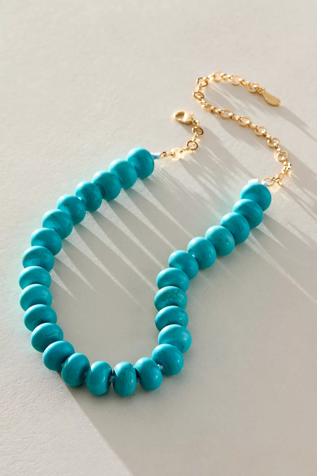 Sabina Semiprecious Beaded Stone Choker Necklace