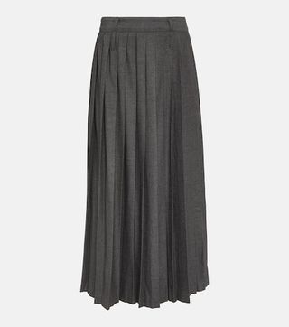 Bailey pleated maxi skirt