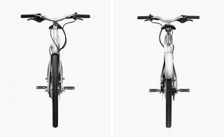 Biomega models, the Oko is electric. A front wheel-mounted battery pack provides 250W of energy, to help cyclists on tiring or uphill commutes. The rear wheels benefit from two-speed automatic or eight-speed in-hub gear options