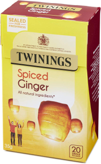 Twinings Spiced Ginger, 80 Tea Bags (Multipack of 4 x 20 Tea Bags) £5.40 | Amazon