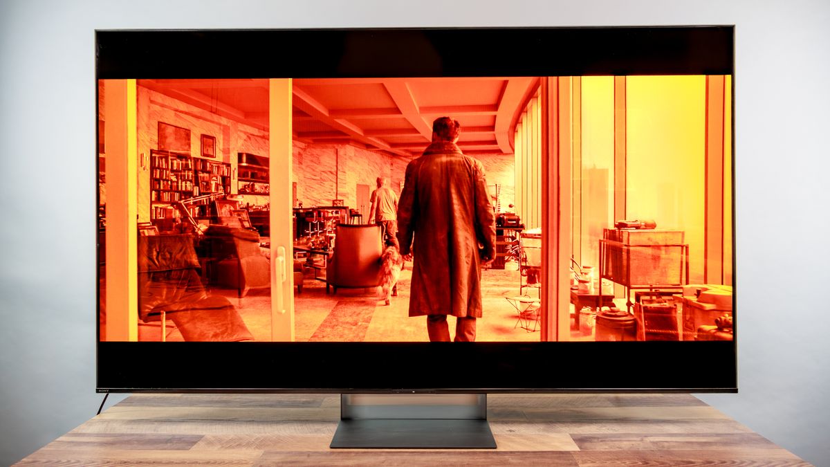 Sony Bravia 7 II True RGB TV on a desk