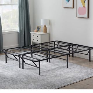 temporary guest bed metal frame