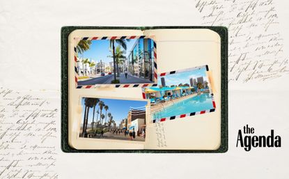 Agenda with images of L.A. 