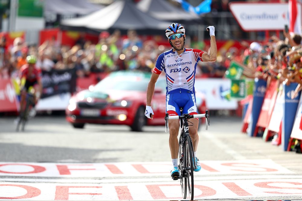 Thibaut Pinot wins stage 19 at the 2018 Vuelta a Espana