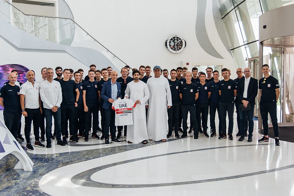 UAE Team Emirates training camp