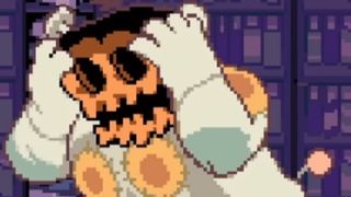 Closeup image of Deltarune's Jackenstein boss