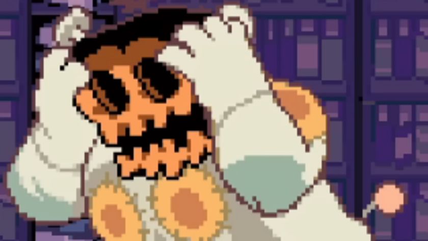 Closeup image of Deltarune's Jackenstein boss