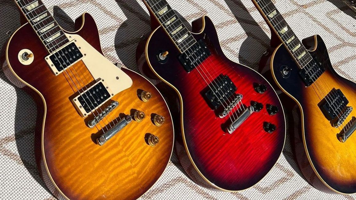 Todd Puma&#039;s Gibson Les Pauls, as traded with Slash