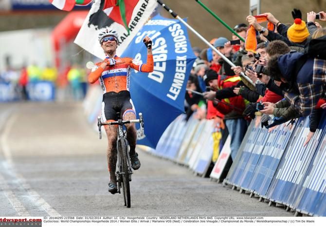 Marianne Vos (Netherlands) wins her seventh world title