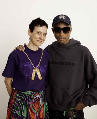 Sarah Andelman and Pharrell Williams