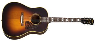 Gibson's 1942 Banner Southern Jumbo Vintage Sunburst Light Aged acoustic guitar