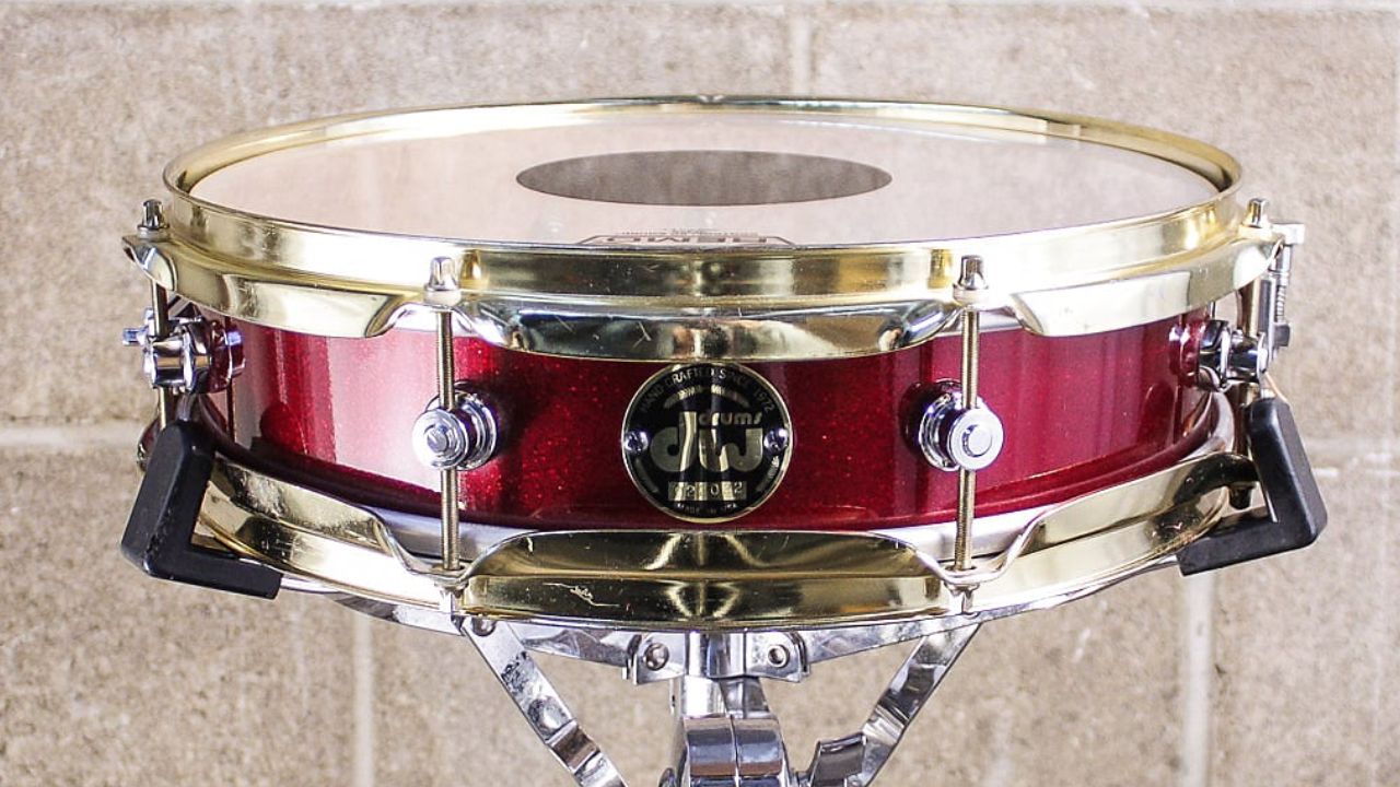 Neil peart's Vapor Trails/Test For Echo DW piccolo snare drum