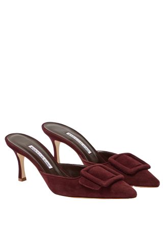 Maysale 70 Suede Mules