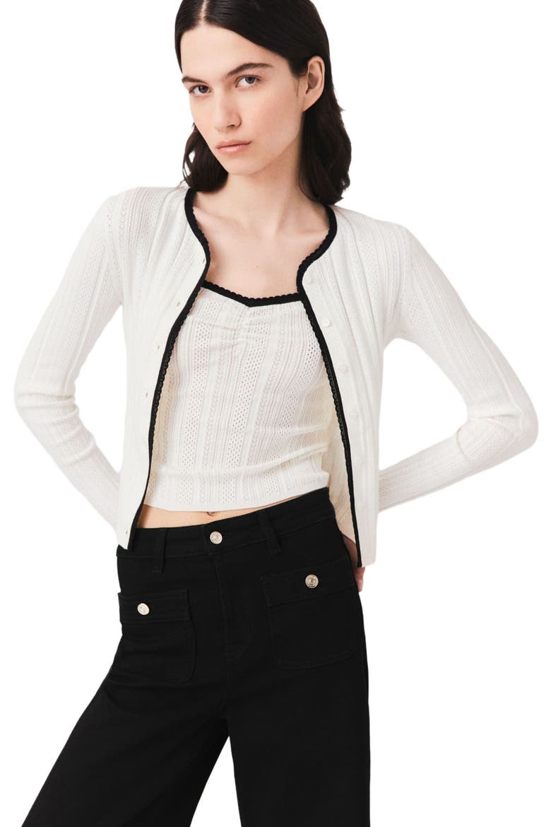 Pointelle Knit Twinset