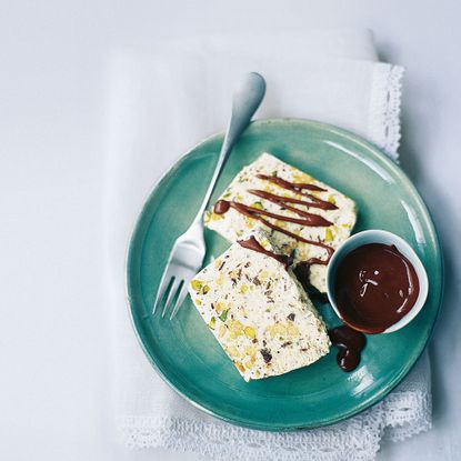 Turron Parfait with Sherry Chocolate Sauce recipe-recipe ideas-new recipes-woman and home