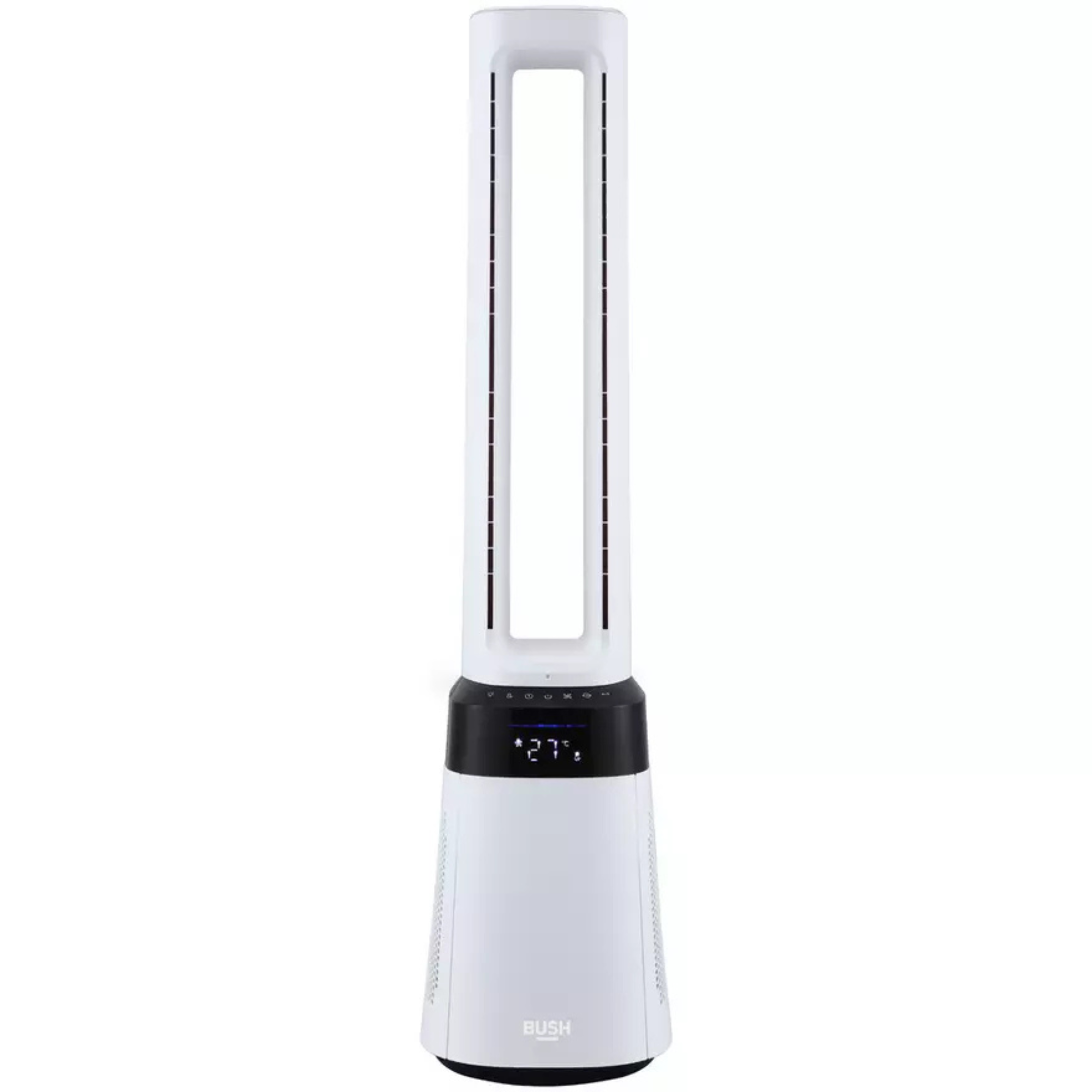 Bush Bladeless 2-In-1 Fan and Air Purifier - Black & White