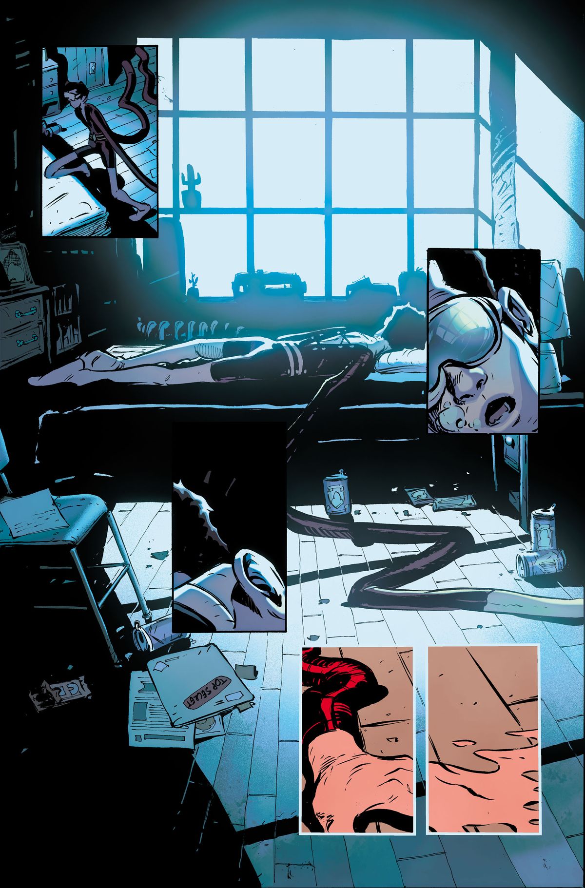 Unlettered pages from Plastic Man No More! #1