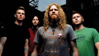 Mastodon posing for a photograph in 2004