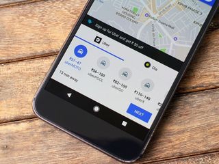 How to book an Uber in Google Maps