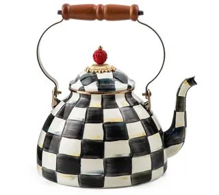 Mackenzie-Childs 3-Quart Enamel Tea Kettle