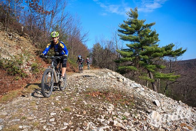 Trans-Sylvania Epic co-promoter Mike Kuhn scopes out trails for the 2013 edition