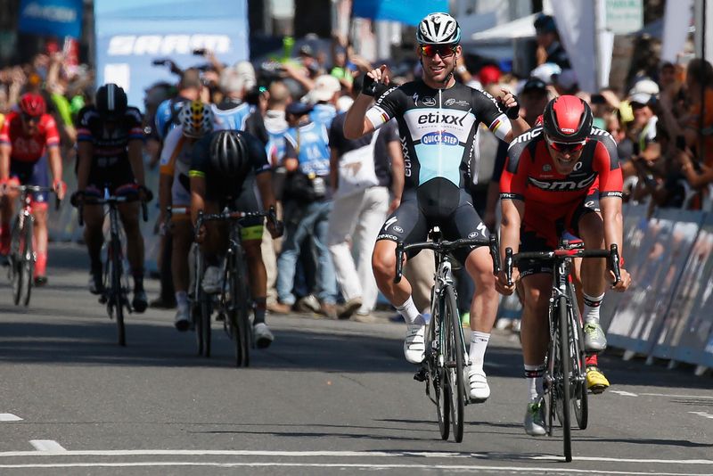 An elated Mark Cavendish (Etixx-Quick Step)