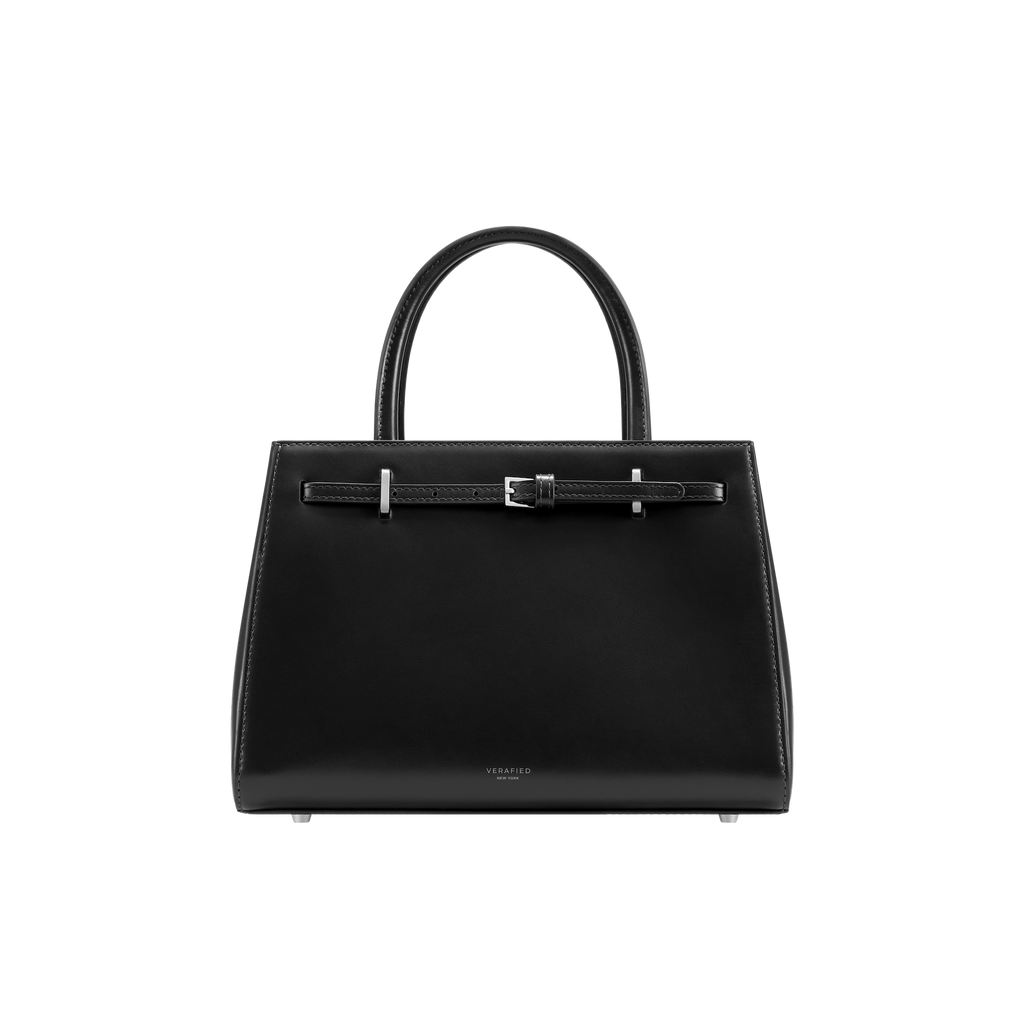 Noir Leather Book Tote Bag 25 (low Stock)