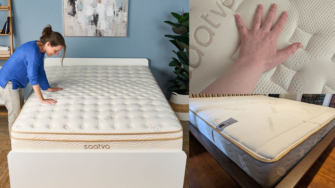 I love the Saatva Classic, but the cheaper Memory Foam Hybrid is better for ‘body-hugging’ comfort