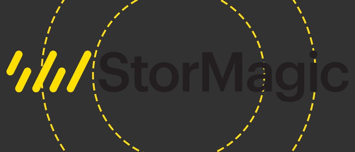 The StorMagic logo on the ITPro background