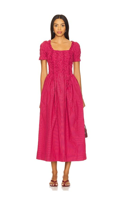 Raphaela Ruffle Midi Dress