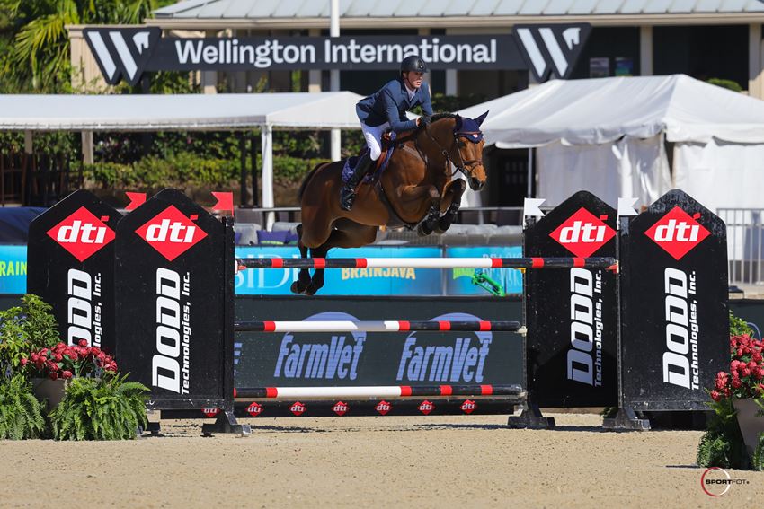 In showjumping news, Ben Maher and Dallas Vegas Batilly are back in the winner's enclosure