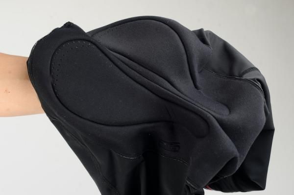 The stretch multi-density insert is plush and comfortable but is definitely on the bigger and thicker end of the spectrum and has for some reason has now been shifted too far rearward as compared to years past.