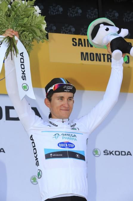 Michal Kwiatkowski (Omega Pharma-QuickStep) remains in the lead of the young rider classification
