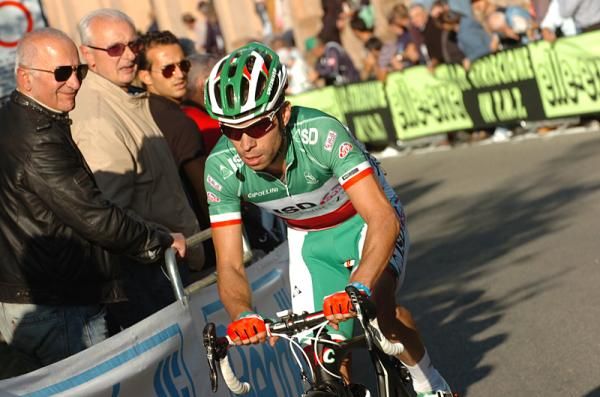 Italian champion Giovanni Visconti (ISD) was one of the early attackers.