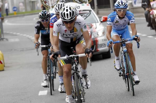 Marco Pinotti (HTC-Highroad) was keen to win on home roads near Bergamo.