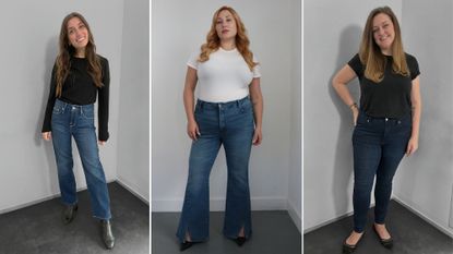 Hayley Hasselhoff wears Good American jeans
