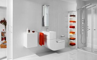 W+W toilet from Roca with built-in sink