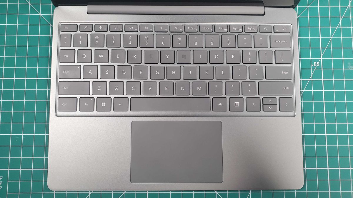 a green laptop