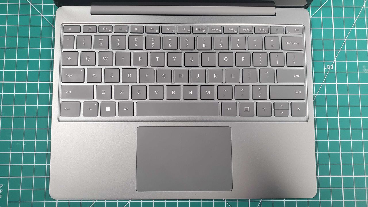 a green laptop
