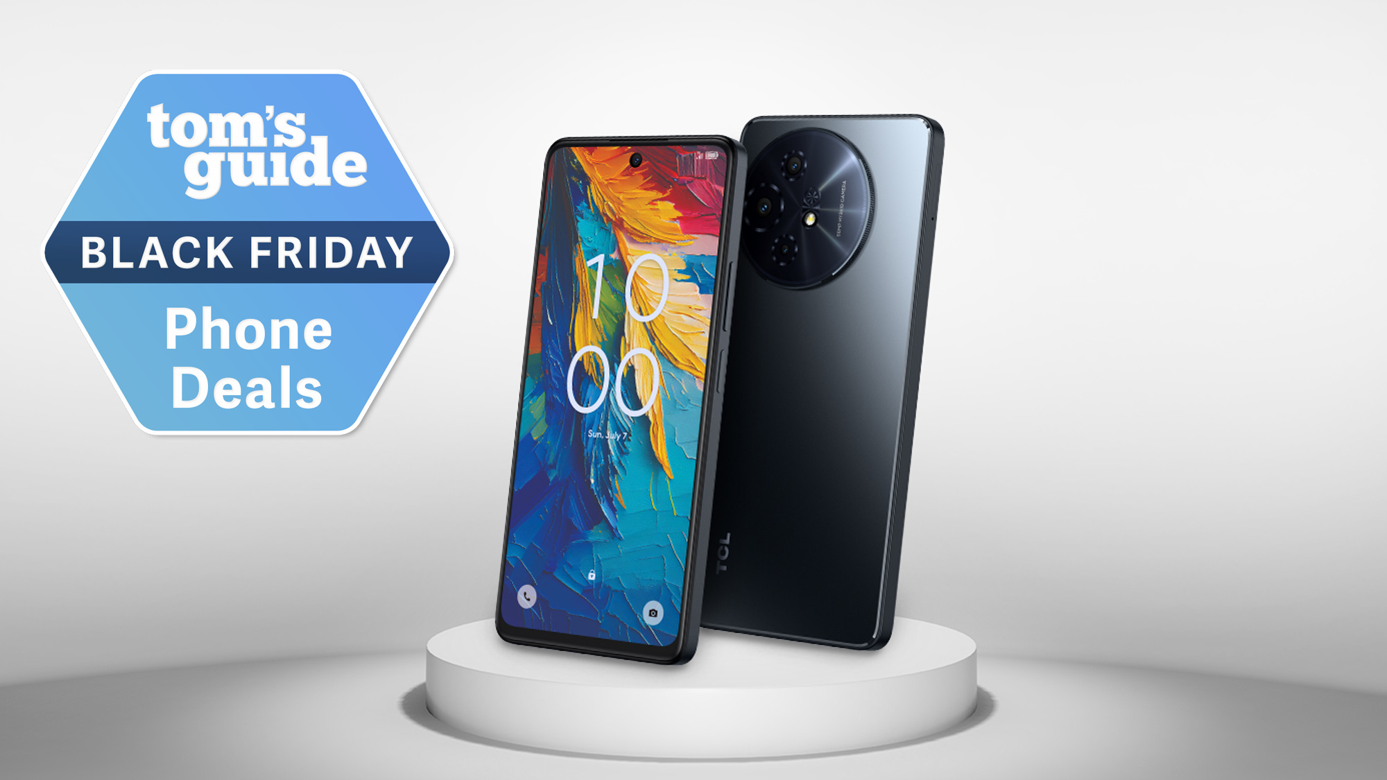 TCL 50 XL NXTPAPER 5G with Black Friday badge nearby.