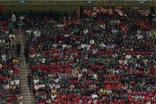 Empty seats at South Korea vs Czech Republic