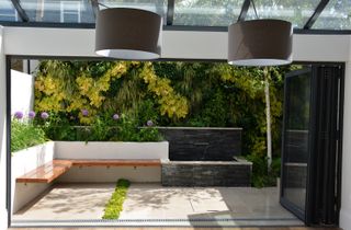 small courtyard designed by tom howard