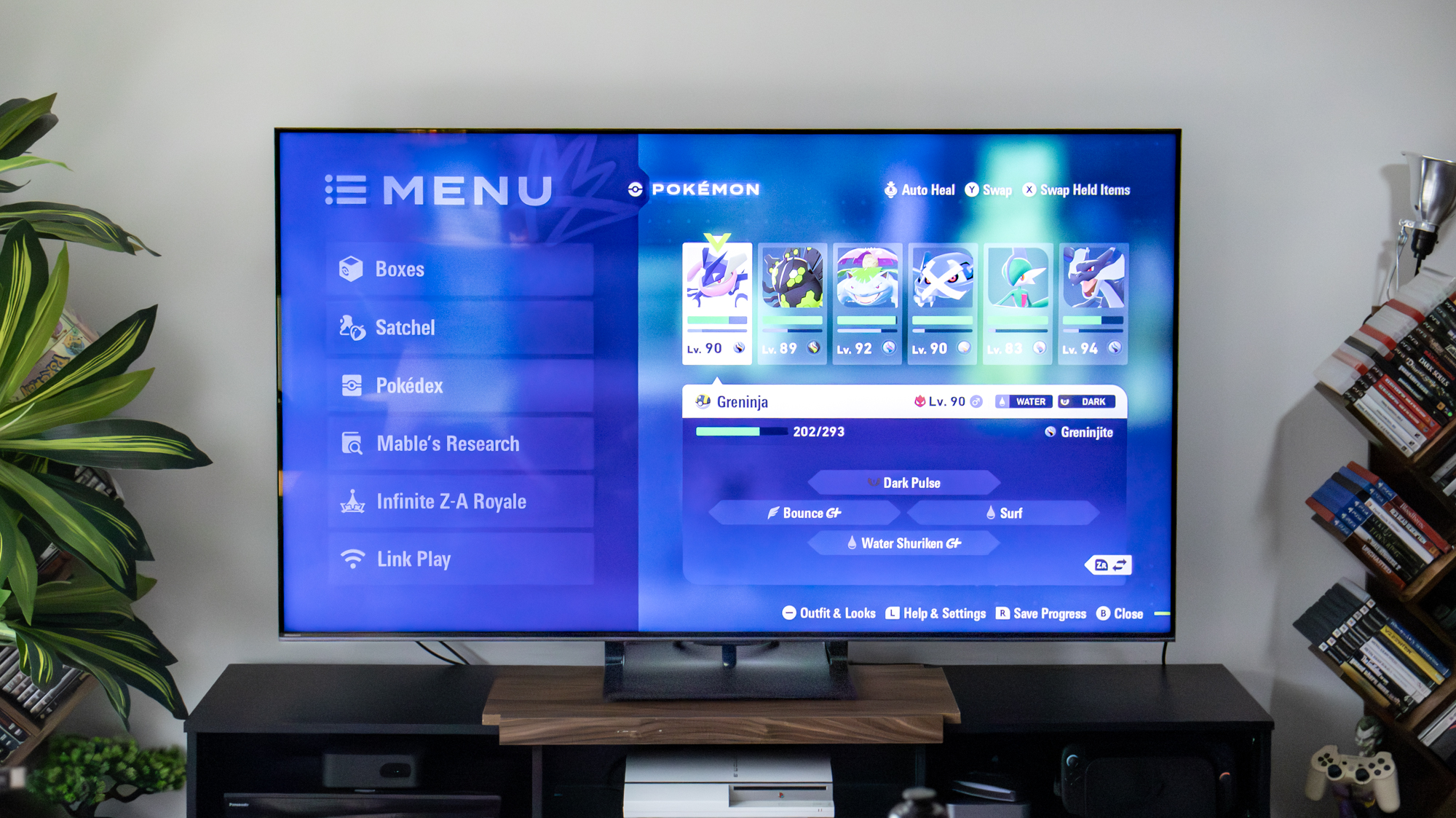 Hisense U75QG Mini-LED TV in an apartment